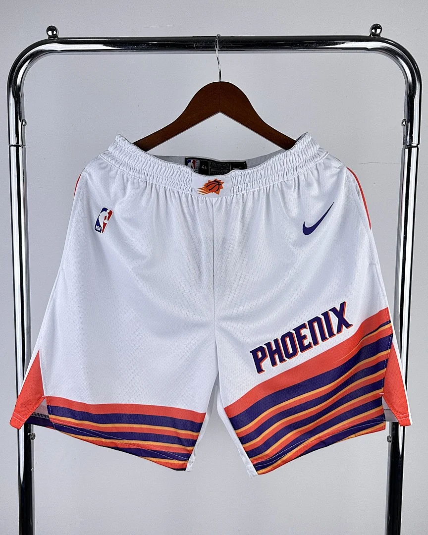 Calções NBA Phoenix Suns Branco 2024