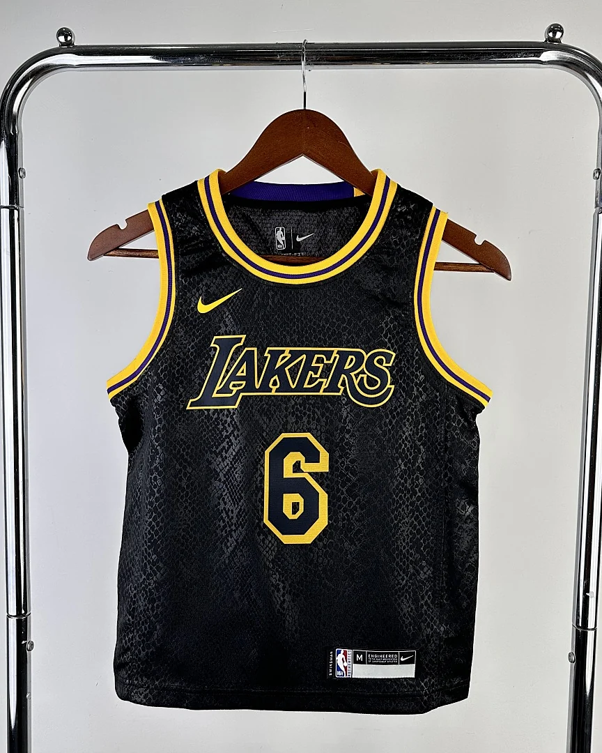 Camisola NBA Los Angeles Lakers LeBron James #6 Edição Especial Criança