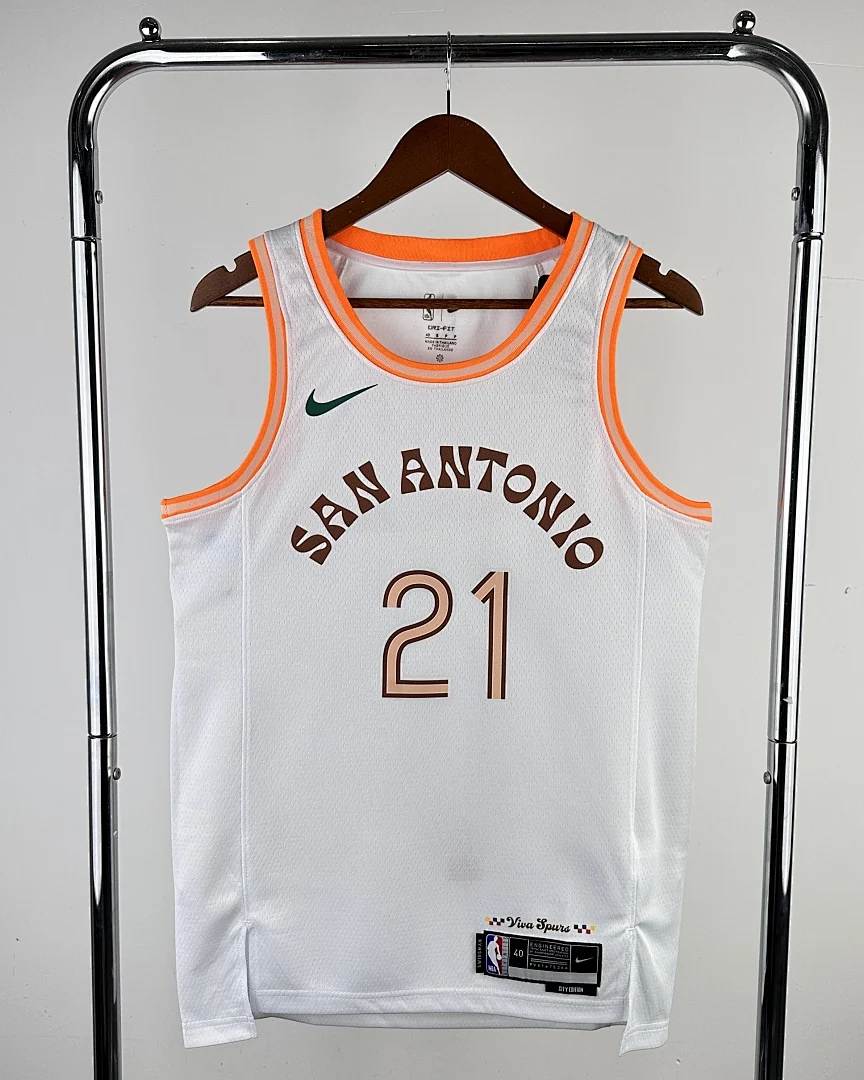 Camisola NBA San Antonio Spurs Tim Duncan #21 Edição Especial 2024