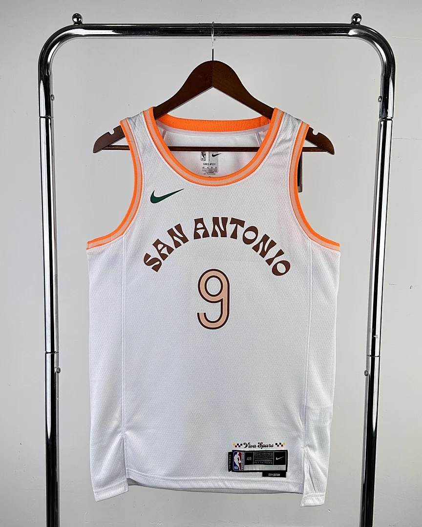 Camisola NBA San Antonio Spurs Tony Parker #9 Edição Especial 2024