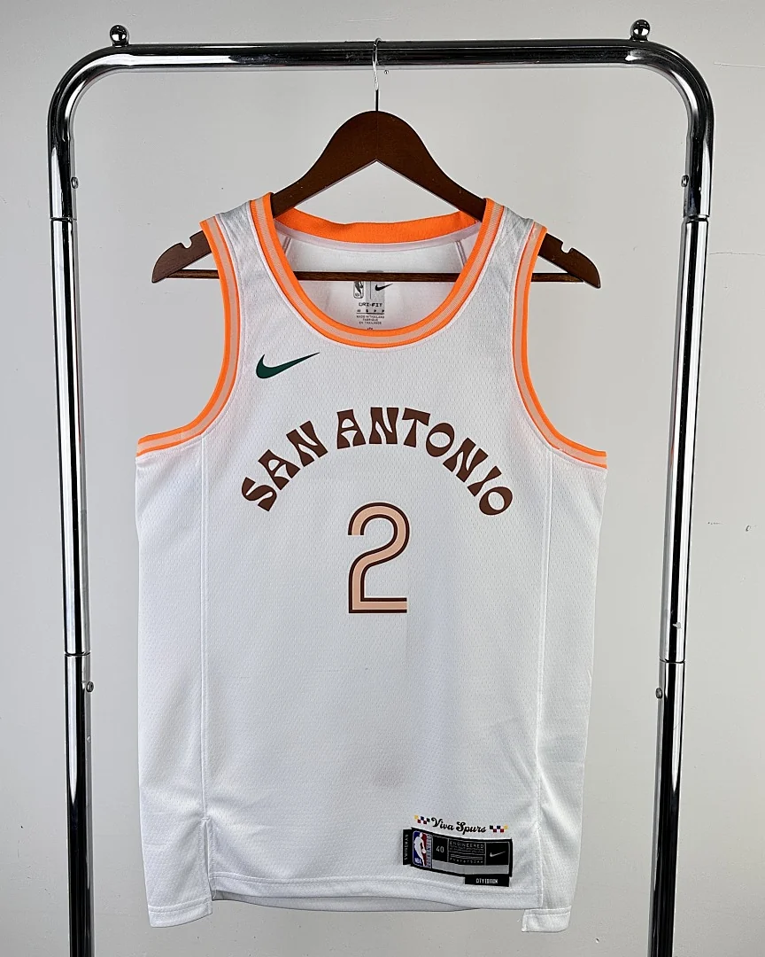 Camisola NBA San Antonio Spurs Kawhi Leonard #2 Edição Especial 2024