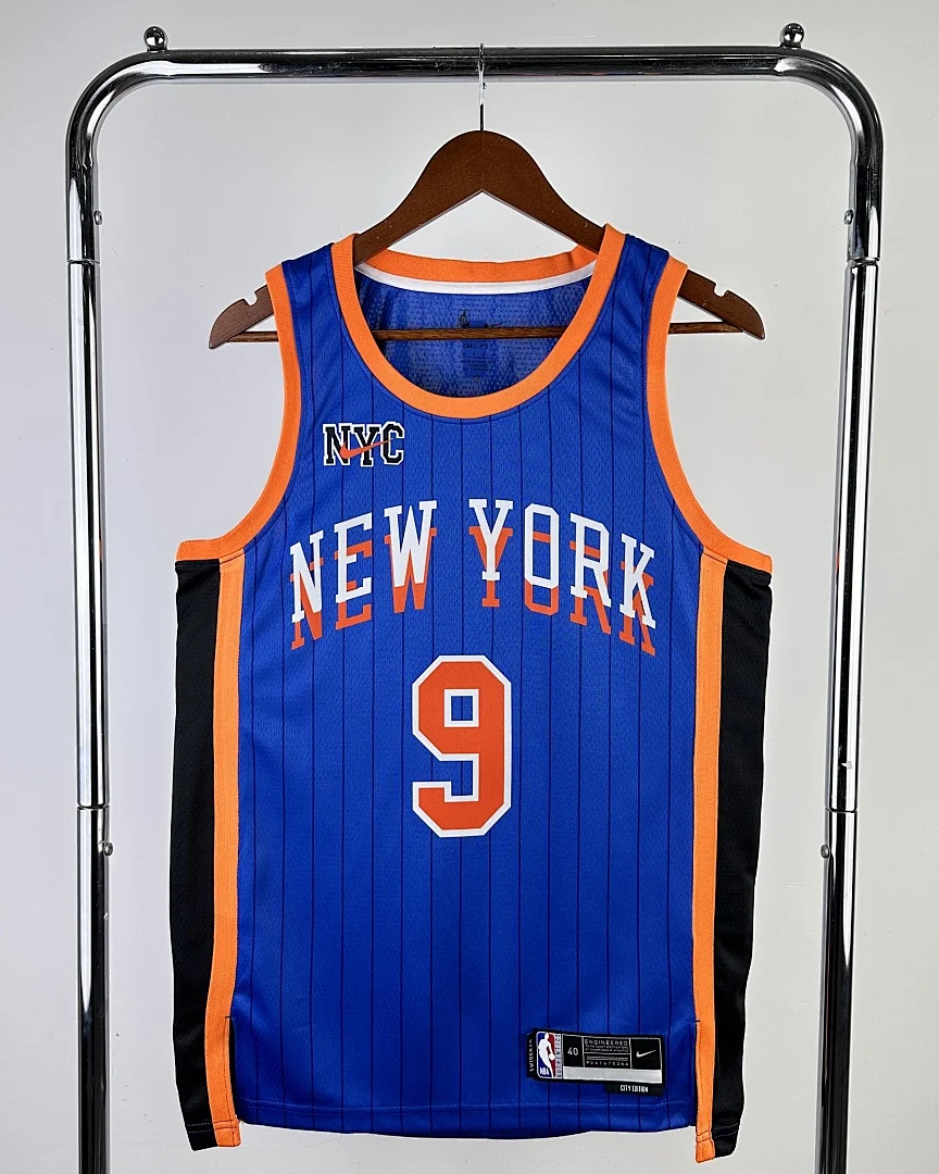 Camisola NBA New York Knicks RJ Barrett #9 Edição Especial 2024