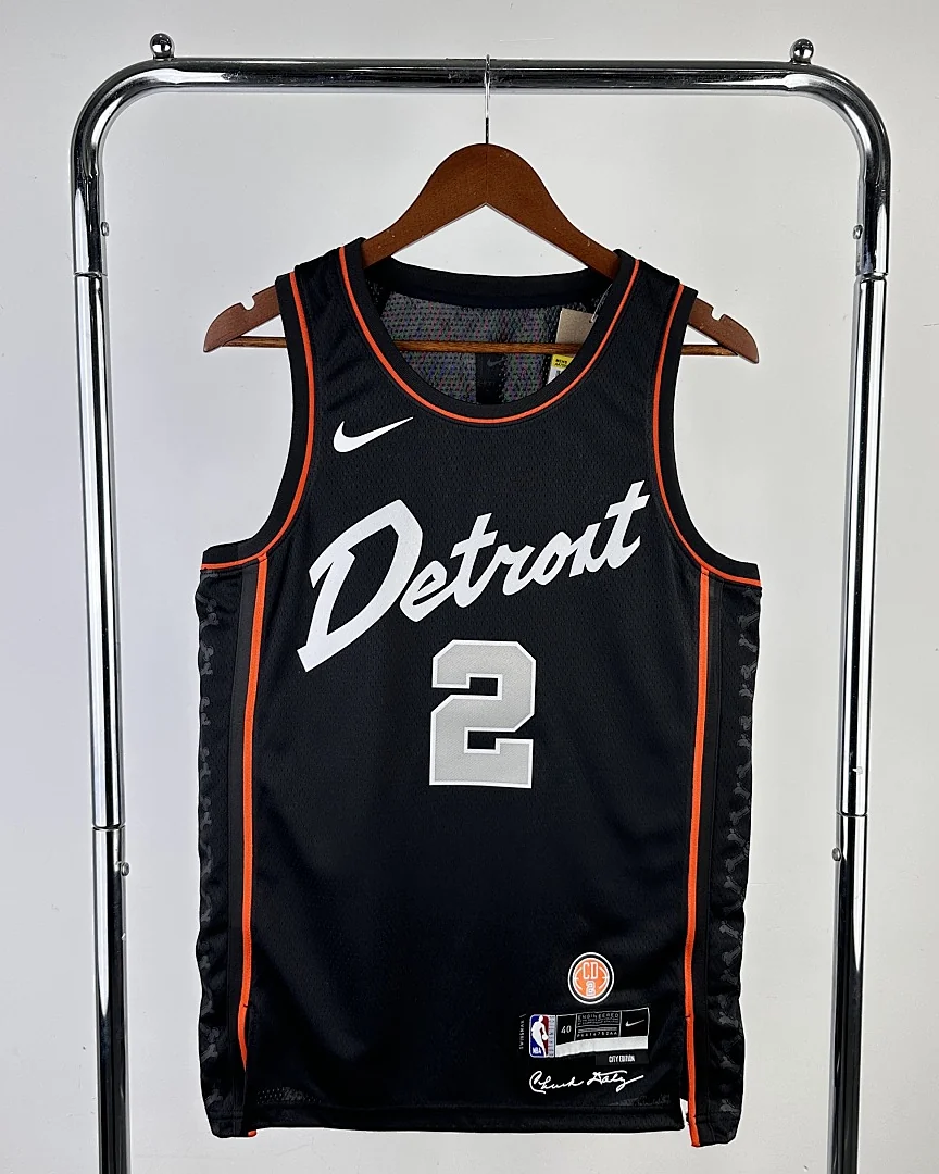 Camisola NBA Detroit Pistons Cade Cunningham #2 Edição Especial 2024