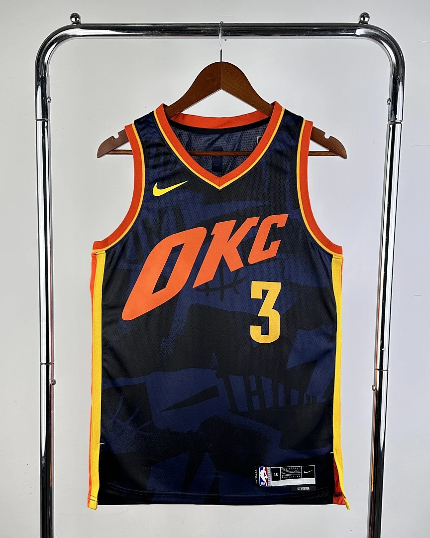 Camisola NBA Oklahoma City Thunder Josh Giddey #3 Edição Especial 2024