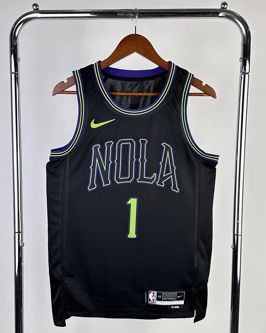 Camisola NBA New Orleans Pelicans Zion Williamson #1 Edição Especial 2026
