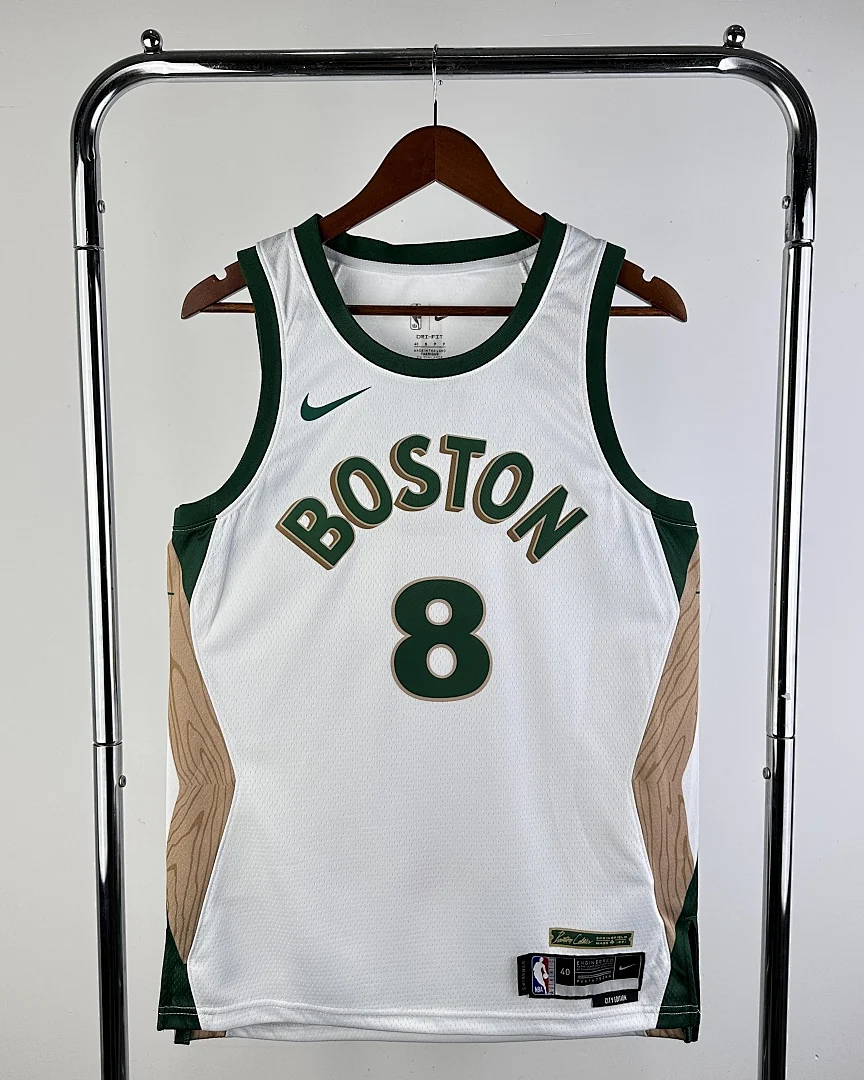 Camisola NBA Boston Celtics Kristaps Porzingis #8 Edição Especial 2024