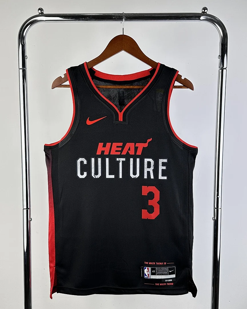 Camisola NBA Miami Heat Dwyane Wade #3 Edição Especial 2024