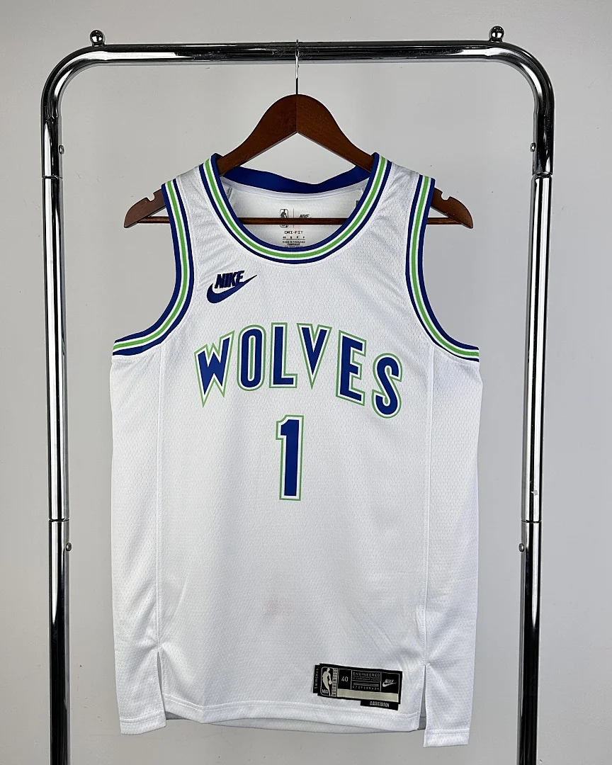 Camisola NBA Minnesota Timberwolves Kyle Anderson #1 Retro 2024