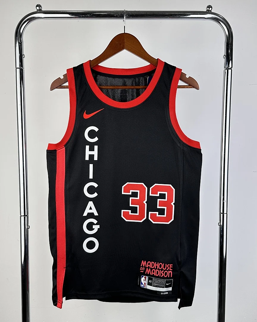 Camisola NBA Chicago Bulls Scottie Pippen #33 Edição Especial 2024