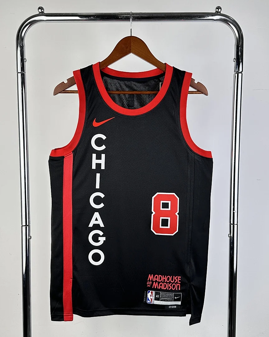 Camisola NBA Chicago Bulls Zach LaVine #8 Edição Especial 2024
