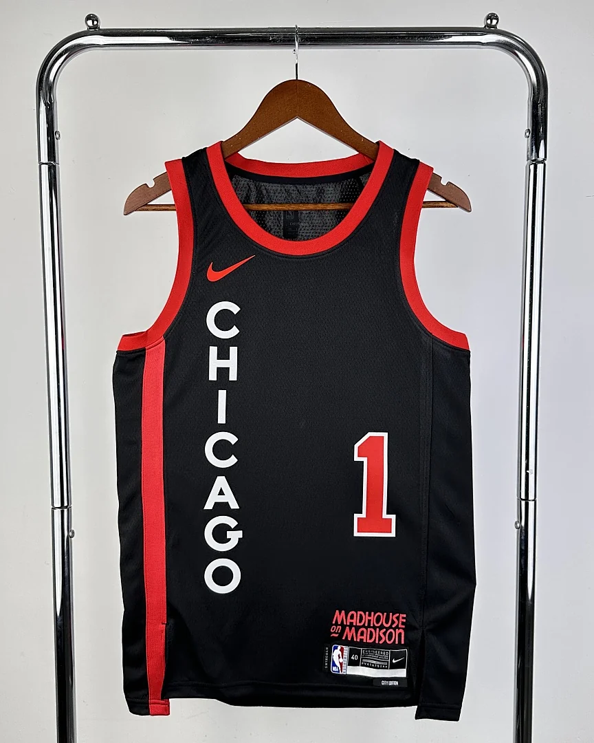 Camisola NBA Chicago Bulls Derrick Rose #1 Edição Especial 2024