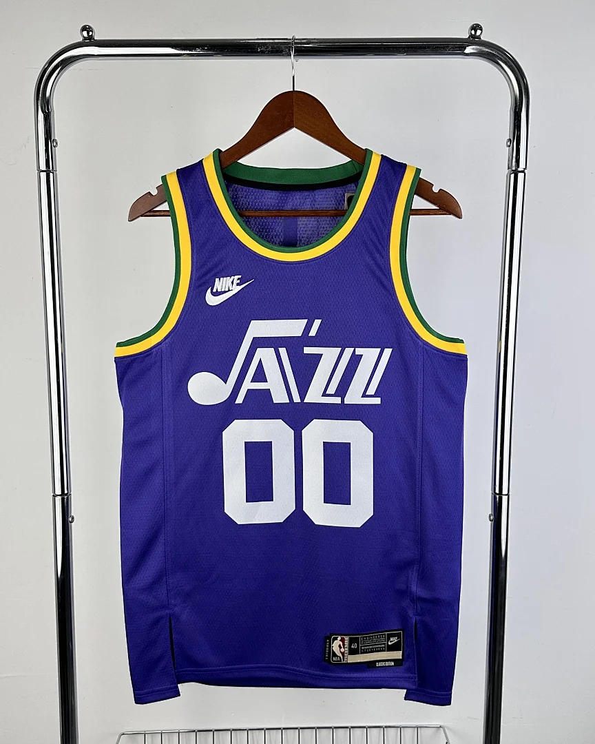 Camisola NBA Utah Jazz Jordan Clarkson #00 Retro 2024