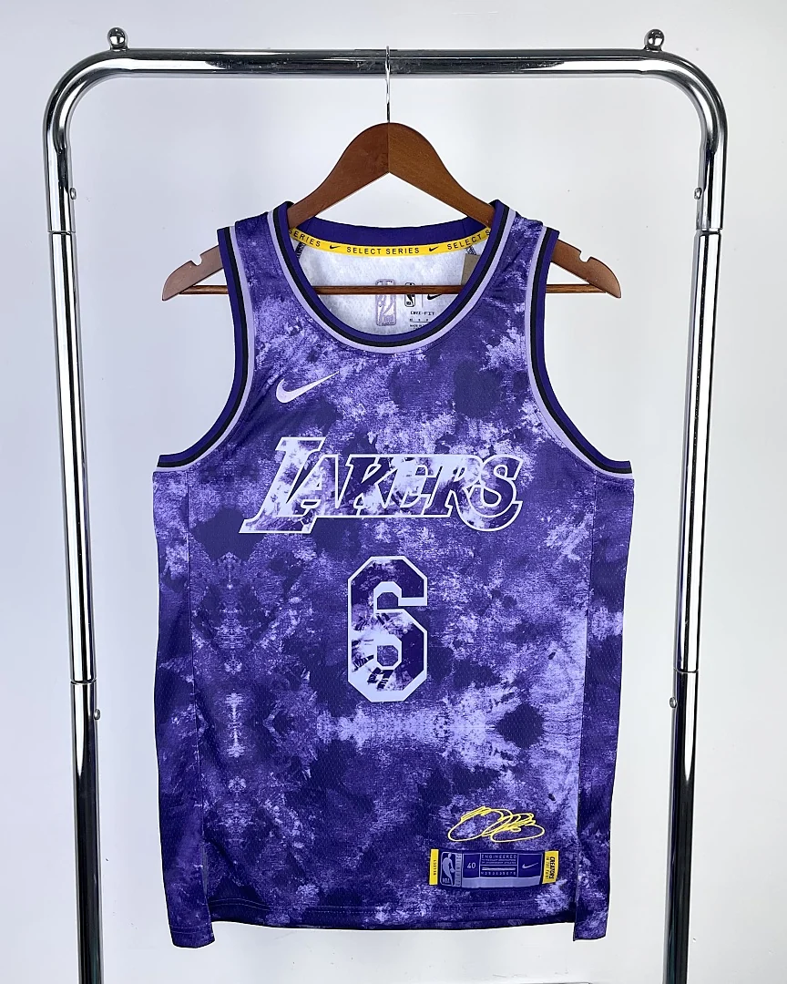 Camisola NBA Los Angeles Lakers LeBron James #6 Earned Edition 2023
