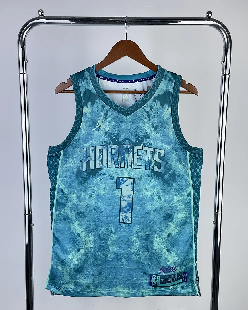 Camisola NBA Charlotte Hornets LaMelo Ball #1 Earned Edition 2023