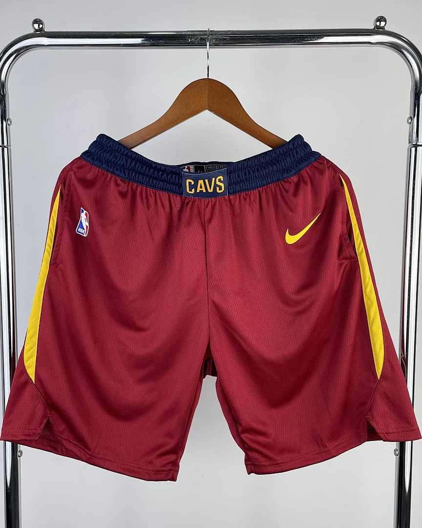 Calções NBA Cleveland Cavaliers Bordô 2021