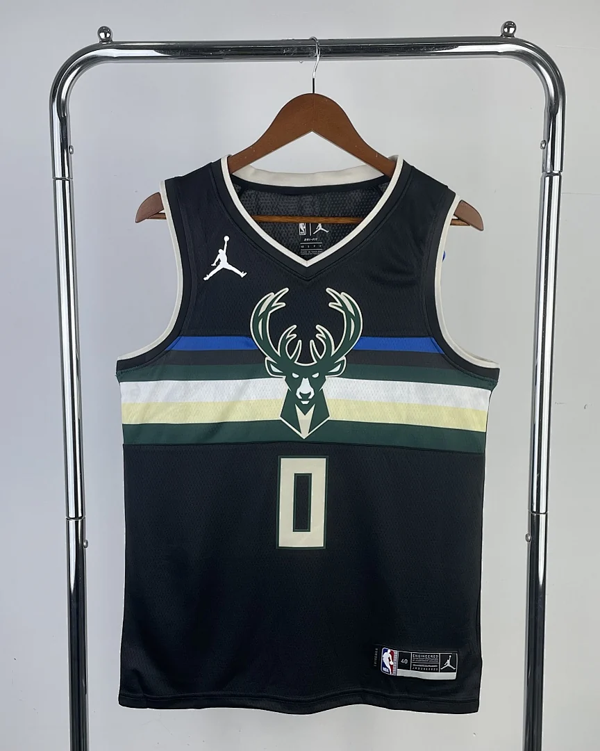 Camisola NBA Milwaukee Bucks Damian Lillard #0 Jordan 2021