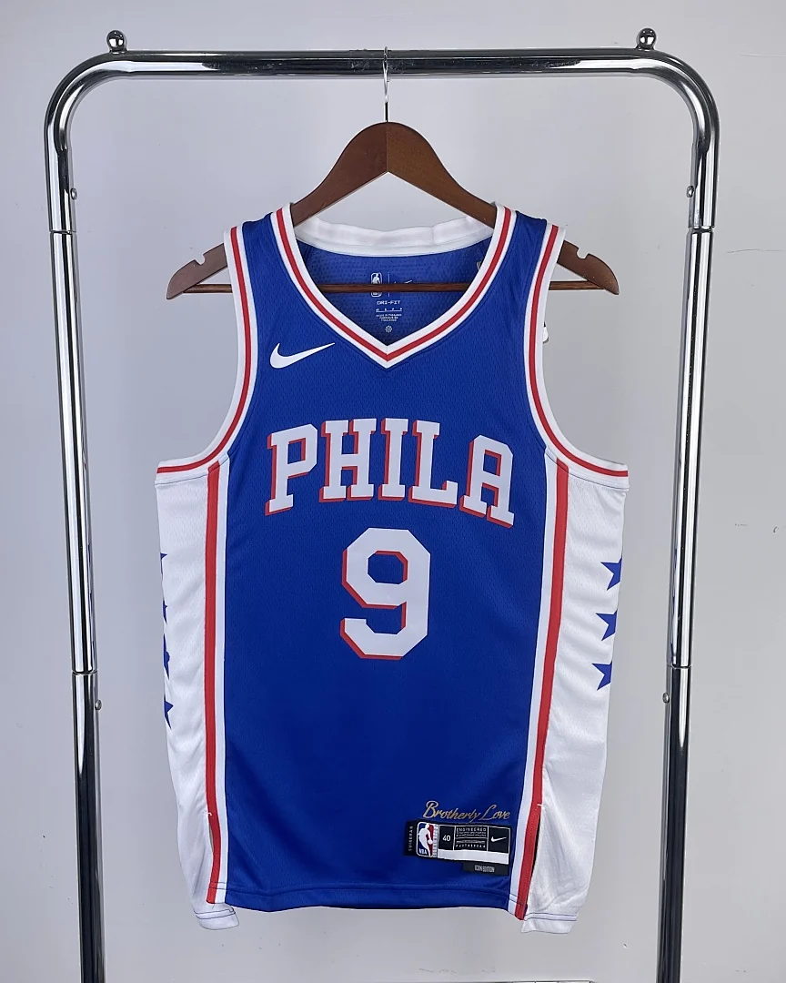 Camisola NBA Philadelphia 76ers Kelly Oubre #9 Azul 2023