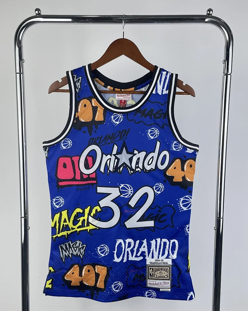 Camisola NBA Orlando Magic Shaquille O'Neal #32 Retro Mitchell & Ness 1994/95