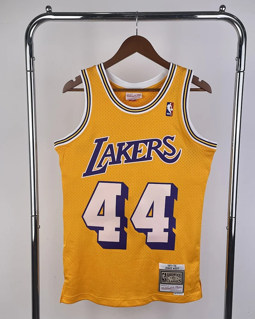 Camisola NBA Los Angeles Lakers Jerry West #44 Retro Mitchell & Ness 1971/72