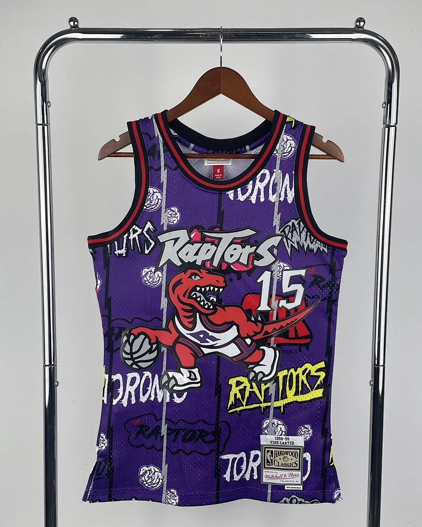 Camisola NBA Toronto Raptors Vince Carter #15 Retro Mitchell & Ness 1998/99