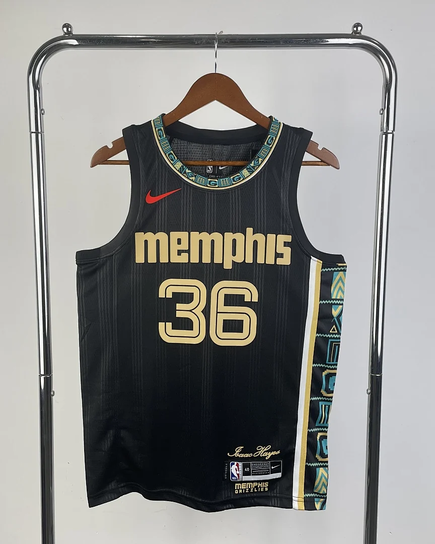 Camisola NBA Memphis Grizzlies Marcus Smart #36 Edição Especial Preta 2023