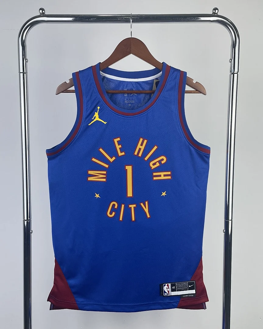 Camisola NBA Denver Nuggets Michael Porter Jr. #1 Jordan 2023