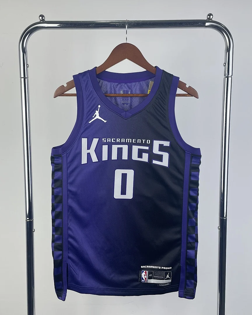 Camisola NBA Sacramento Kings Malik Monk #0 Jordan 2024