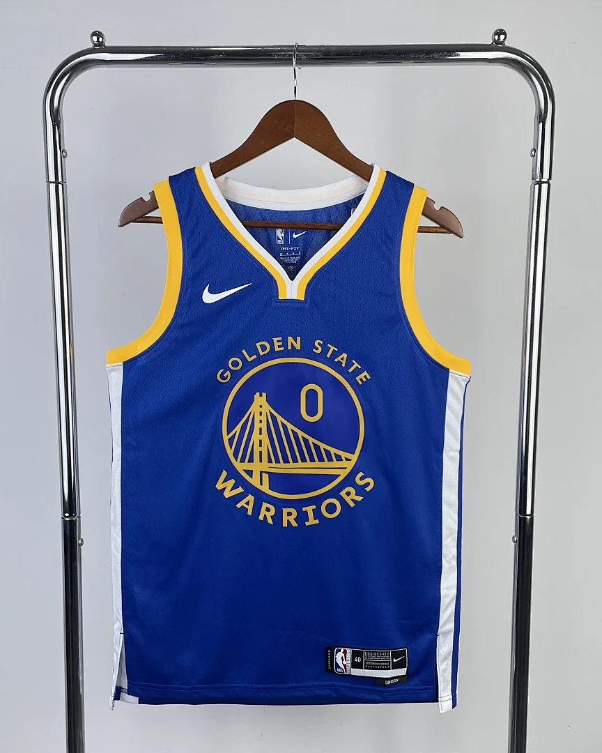 Camisola NBA Golden State Warriors Gary Payton II #0 Azul 2023