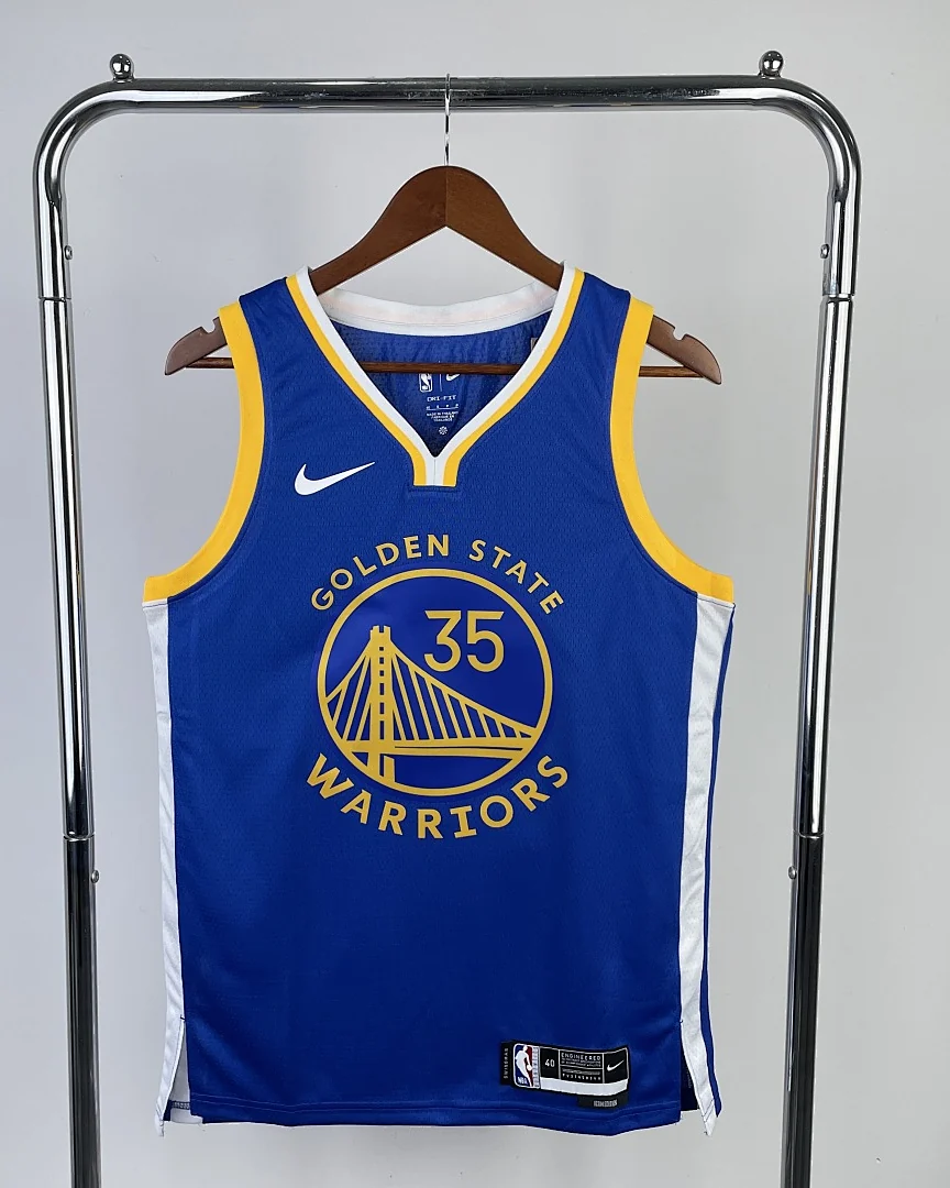Camisola NBA Golden State Warriors Kevin Durant #35 Azul 2023