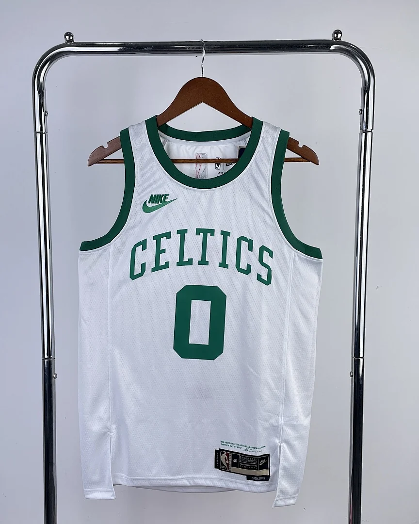 Camisola NBA Boston Celtics Jayson Tatum #0 Retro 75.º Aniversário 2022