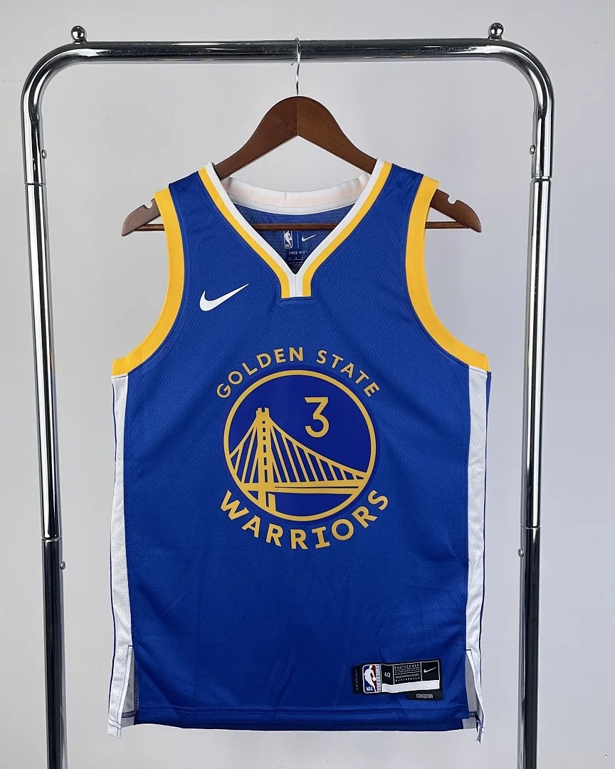 Camisola NBA Golden State Warriors Chris Paul #3 Azul 2023