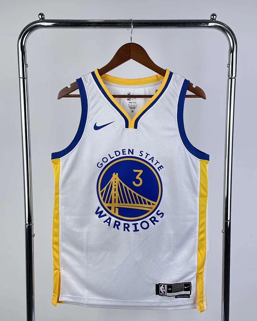 Camisola NBA Golden State Warriors Chris Paul #3 Branca 2023