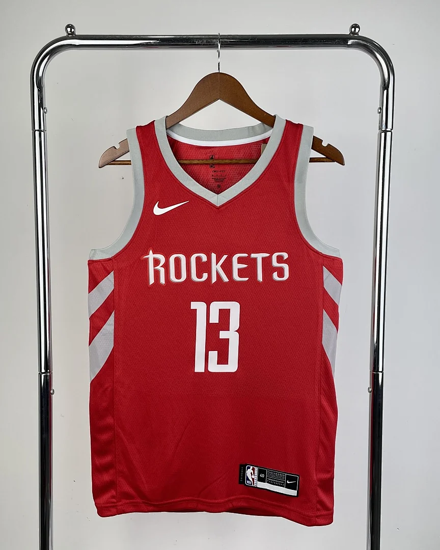 Camisola NBA Houston Rockets James Harden #13 Vermelha 2019