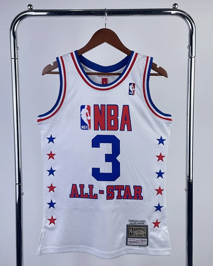 Camisola NBA All-Star Allen Iverson #3 Retro All-Star 2003