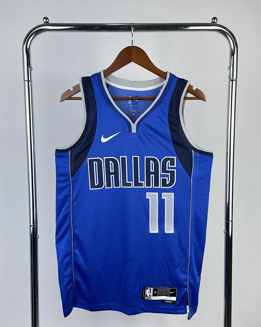 Camisola NBA Dallas Mavericks Kyrie Irving #11 Azul 2023