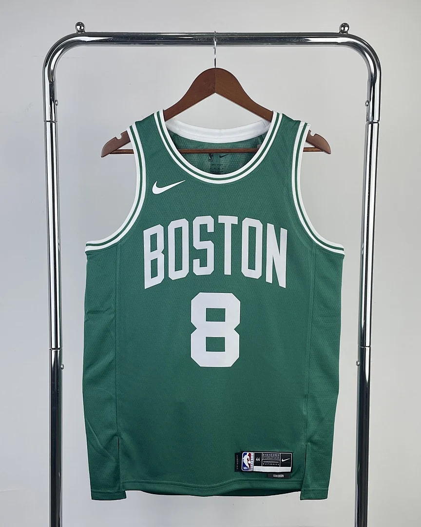 Camisola NBA Boston Celtics Kristaps Porzingis #8 Verde 2023