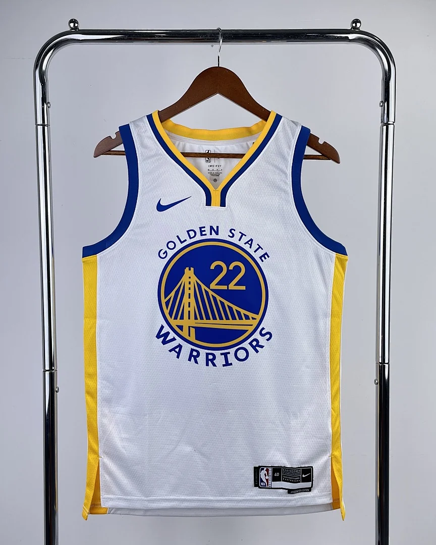 Camisola NBA Golden State Warriors Andrew Wiggins #22 Branca 2023