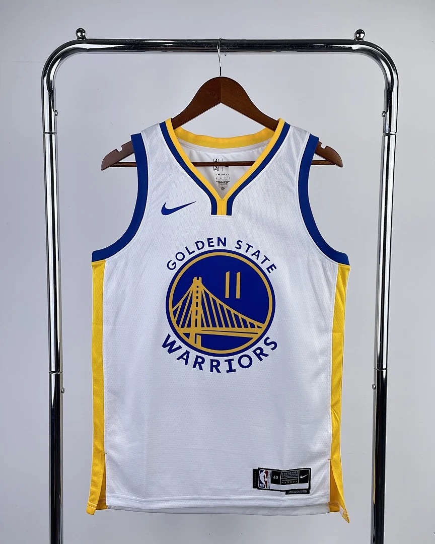 Camisola NBA Golden State Warriors Klay Thompson #11 Branca 2023