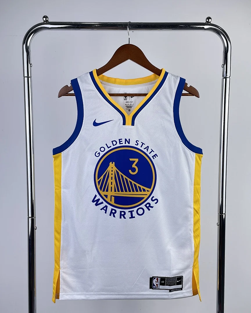 Camisola NBA Golden State Warriors Jordan Poole #3 Branca 2023