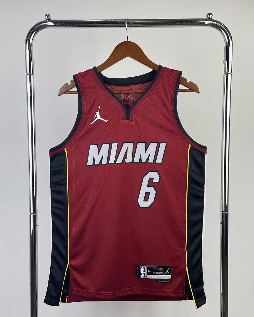 Camisola NBA Miami Heat LeBron James #6 Jordan 2023