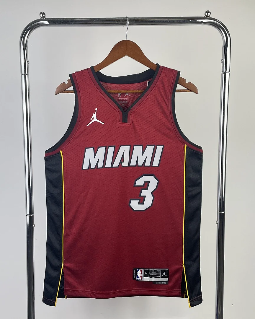 Camisola NBA Miami Heat Dwyane Wade #3 Jordan 2023