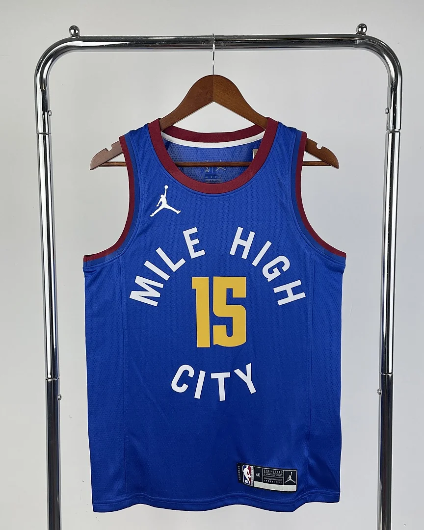 Camisola NBA Denver Nuggets Nikola Jokic #15 Jordan 2021