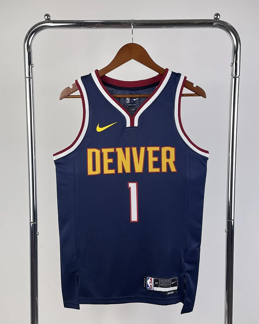 Camisola NBA Denver Nuggets Michael Porter Jr. #1 Azul-Marinho 2023