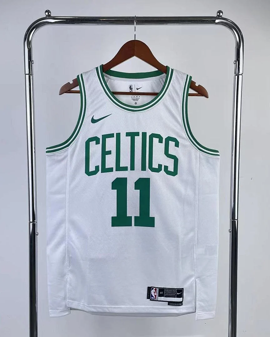 Camisola NBA Boston Celtics Kyrie Irving #11 Branca 2023