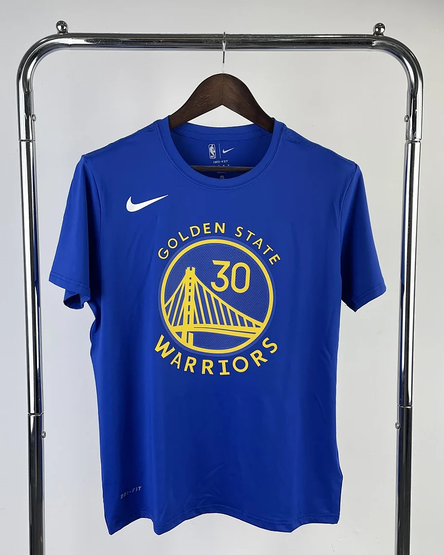 Camisola de Treino NBA Golden State Warriors Stephen Curry #30 Azul