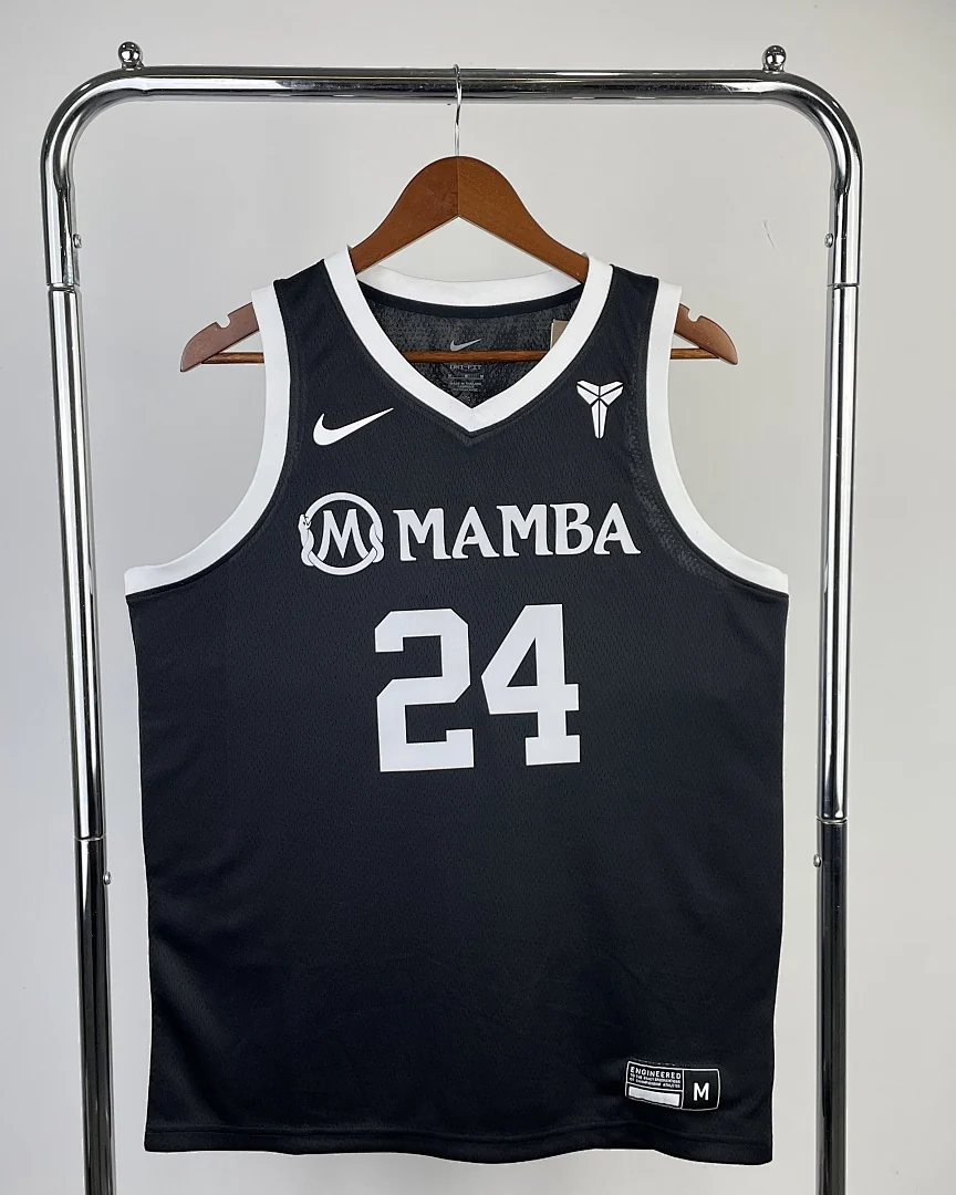 Camisola NBA Los Angeles Lakers Kobe Bryant #24 Edição Especial Preta