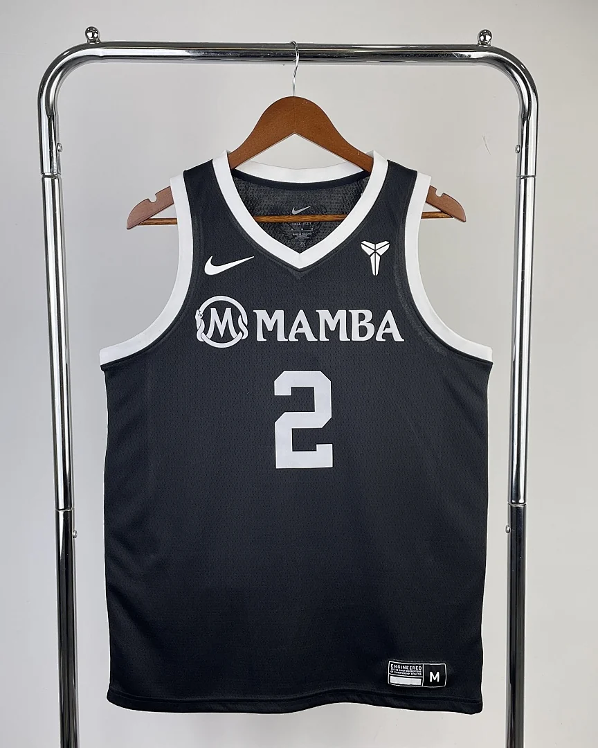 Camisola NBA Los Angeles Lakers Gianna Bryant #2 Edição Especial Preta
