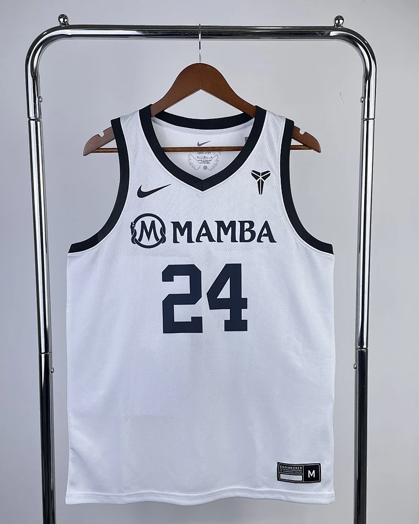 Camisola NBA Los Angeles Lakers Kobe Bryant #24 Edição Especial Branca