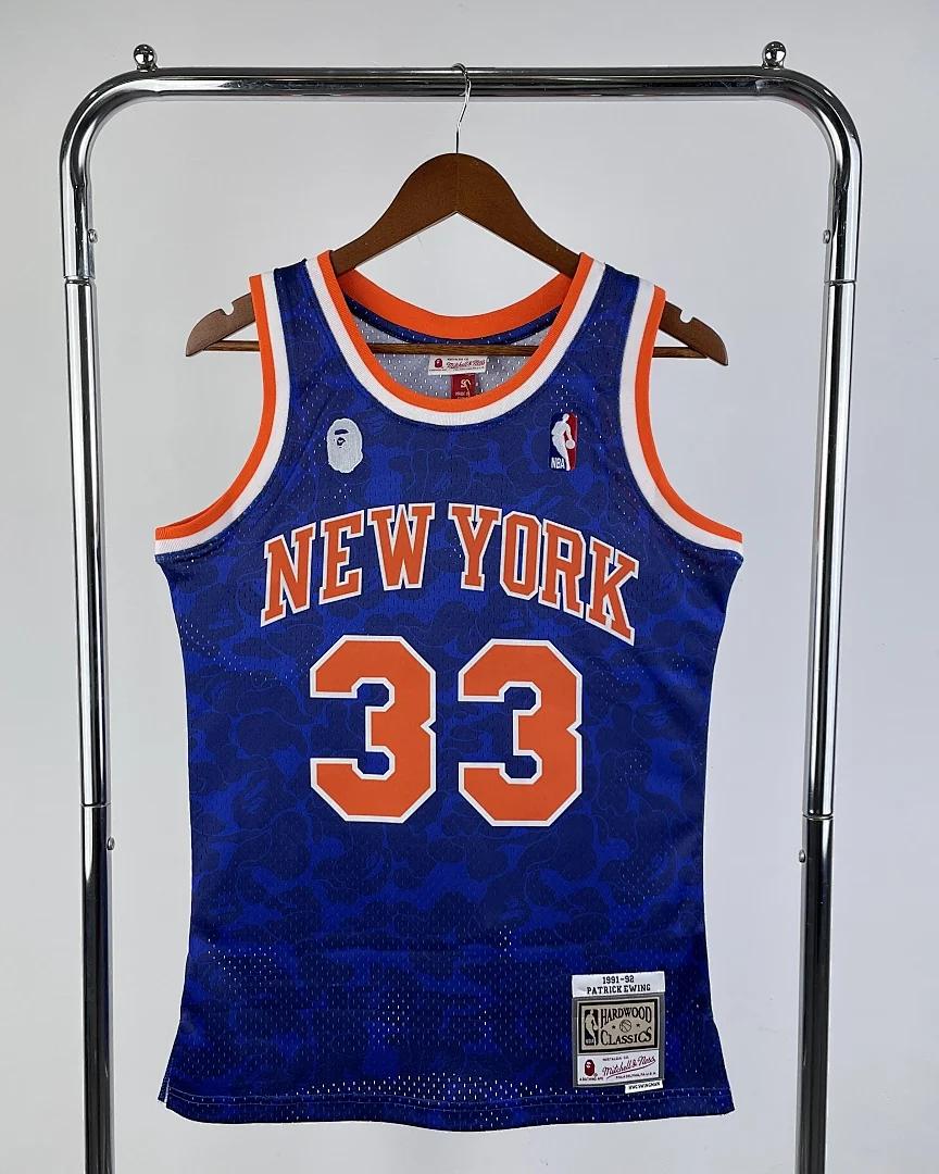 Camisola NBA New York Knicks #33 Retro Mitchell & Ness Azul