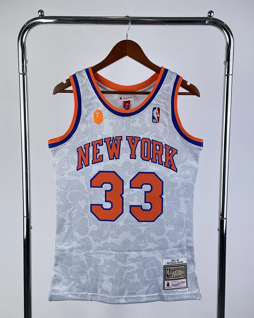 Camisola NBA New York Knicks #33 Retro Mitchell & Ness Branca